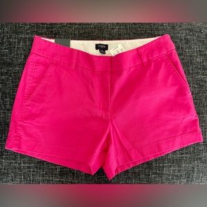 Brand new!! Jcrew Pink chino shorts size 4